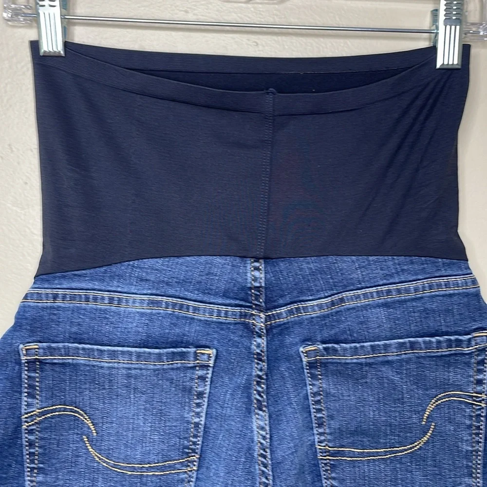 LEVI’S Maternity Shortie Cuffed Denim Shorts Small